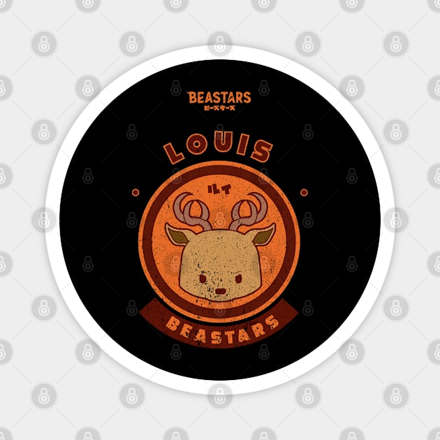 BEASTARS: LOUIS CHIBI (GRUNGE STYLE) Magnet by FunGangStore